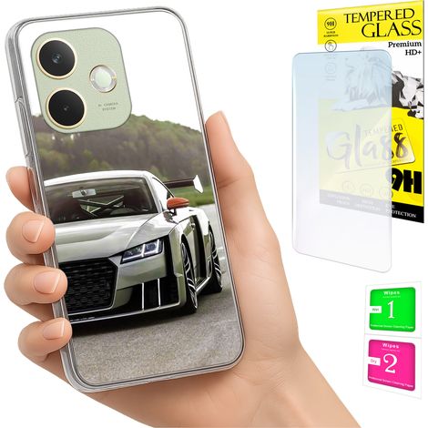 Funda para Oppo A5 Pro Photo Cover Case Back Case + Cristal 9H (1/5)