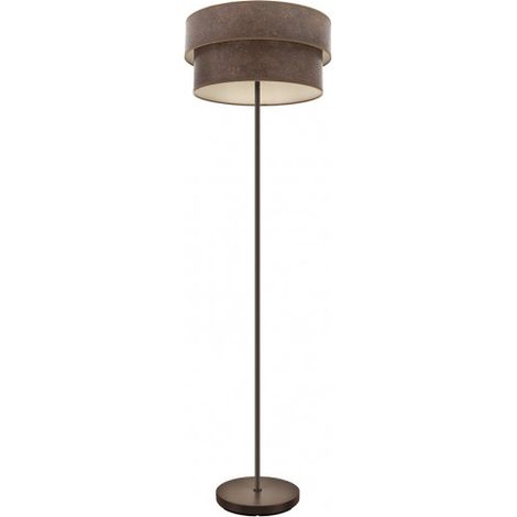 PIE de Salon con metal Marron modelo Doble Smile FABRILAMP