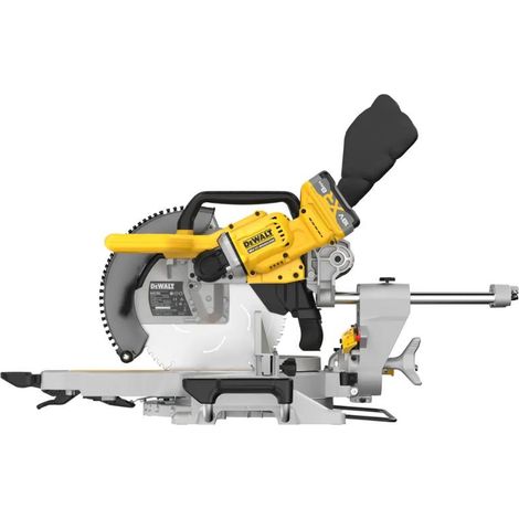 DEWALT DCS782XW2-QW Scie à onglet radiale 305 mm double inclinaison 18V XR brushless XPS avec 2 batteries 8 Ah (1/3)
