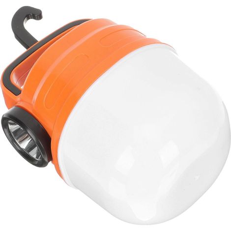 Lampe de camping LED suspendue à recharge solaire, adaptée aux activités de plein air, dimensions 5,9 x 3,9 x 3,9 pouces, éclairage de secours, 1 unité. (1/5)