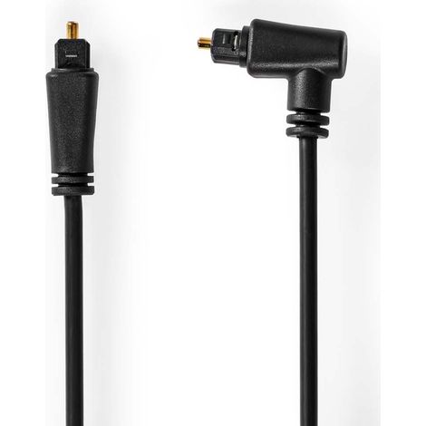 CAGP25200BK20 Câble audio optique TosLink Male TosLink Male Rotatif 2.00 m Rond PVC Noir Enveloppe (1/3)
