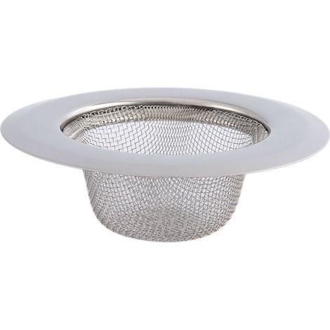 2-teiliges Spülbecken-Siebset – 8,9 cm (3,5 Zoll) Edelstahldeckel und Abflussstopfen – Verstopfungsfreier Schmutzfang (1/5)