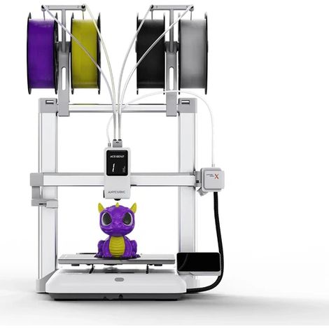 Anycubic Kobra X Imprimante 3D, version , multicolore, 4 couleurs intégrées, impression à haute vitesse (1/5)