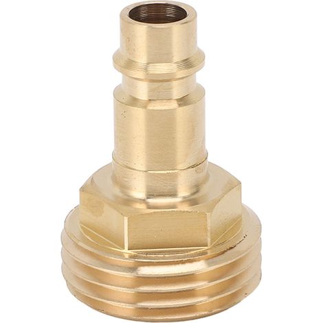Ortviai Raccord Rapide pour Tuyau en Laiton Anti-usure PF247007 – 3/4 pouce pour Sortie RV Spray Port et Spray Away