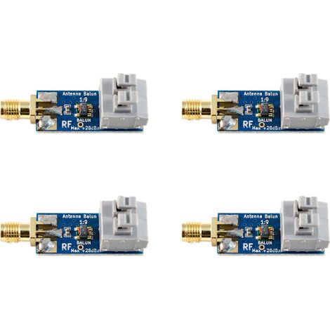 One Nine 4X 1:9 HF-Antennenbalun: Kompakter und kostengünstiger 1:9-Balun für Langdraht-HF-Antennen, RTL-SDR-Frequenzband 160 m–6 m (1/5)