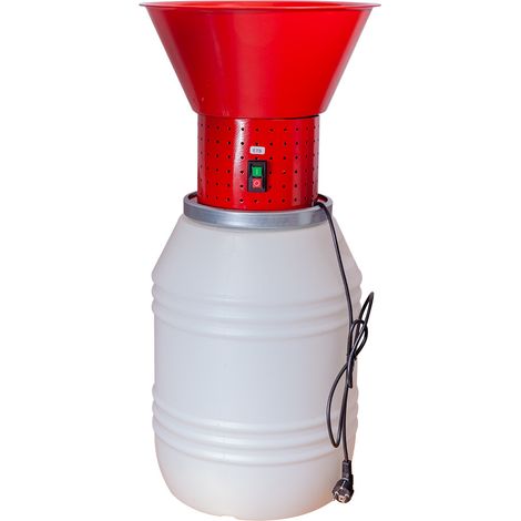 Chick'A – Moulin à grains électrique 50 litres – Débit jusqu'à 170 kg/h – 4 grilles perforées – Moteur 1,5 Hp.s pour usage intensif