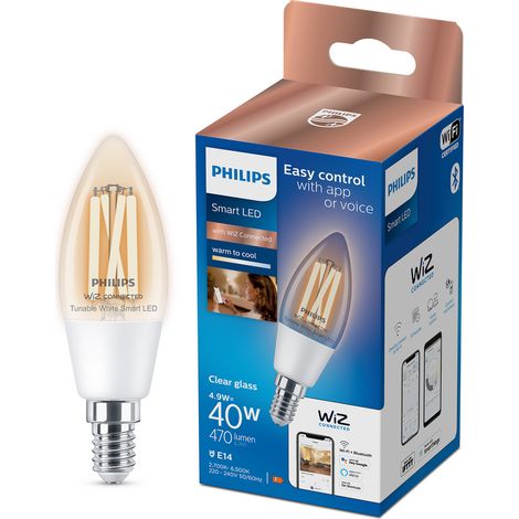 Philips consumer led birne 37206100 929003017621-e14 4,9w 2700-6500k- wiz connected (1/5)