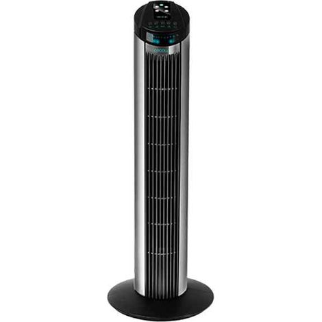 Cecotec Ventilador de Torre Digital con Temporizador y Mando a Distancia 890 Skyline. 50 W, 30'' (76cm) de Altura
