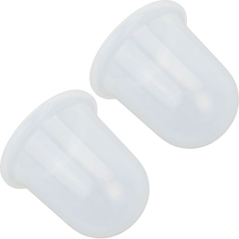 Ensemble de 2 ventouses en silicone transparent pour la relaxation musculaire et le massage du visage et du corps (1/5)