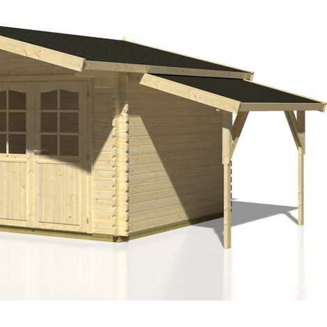 Auvent 4.3 m² en feutre bitumé – Abri de jardin – Montage facile – Garantie 2 ans – Palmako (1/5)