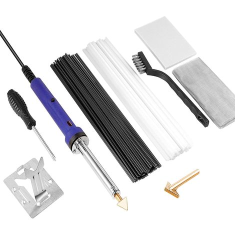 Soudage plastique, Bâton de soudage plastique à air chaud, Kit de réparation plastique pour pare-chocs/pièces automobiles (1/5)