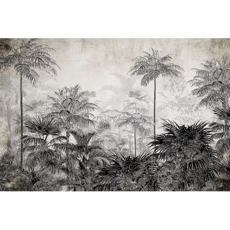 Papier peint panoramique - Forêt Tropicale - 130 cm x 87 cm (1/2)