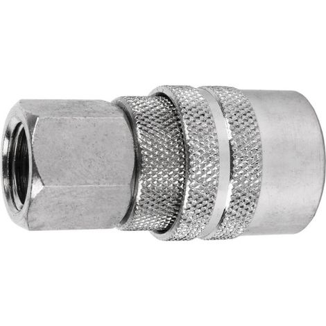 Enchufe rápido rosca hembra para instalaciones neumáticas                 Rosca 1/4"