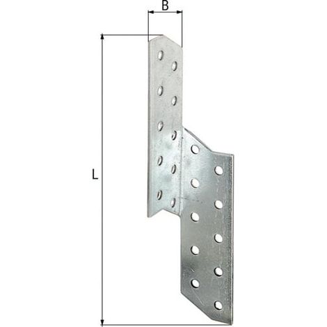 GAH Alberts anclaje para correas de viga ETA-08/0170 I/D 210 x 32 x 2 mm - 334284 (1/3)