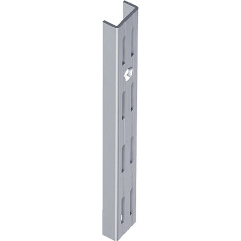 ELEMENT SYSTEM Riel de pared L.1500 mm blancoaluminio Acero con doble perforación - 10001-00060
