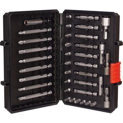 B&D A7202 set 38 punte trapano per avvitare forare inserti 25/50/75 mm