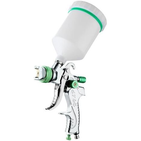 TAISHENGDA-Pistola A Spruzzo Per Vernice Ad Alta Pressure Professionale Kit Pistola A Spruzzo Pneumatica Pistola Per Verniciatura A Gravità Pneumatica Hvlp 600cc 1.4 mm Green (1/5)