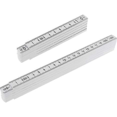 Règle de menuisier pliante 1M 2M, lot de 10, légère et compacte, à glisser pour le travail du bois (1/5)