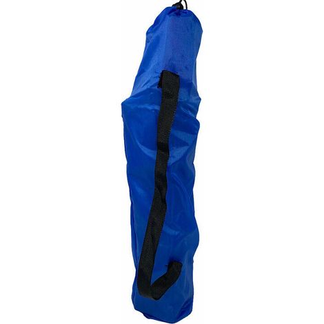 Poltrona da campeggio con chiusura ad ombrello "Giada" spiaggina in acciaio per mare e Balcone -Blu