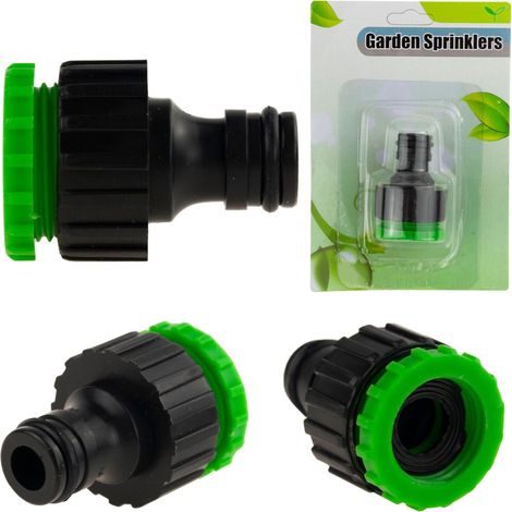 EDA5034 Raccordo rapido per rubinetto, adattatore per rubinetto da 3/4 con riduzione da 1/2 per tubo flessibile