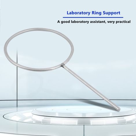 Geschlossene ringförmige Halterung für Laborretorte, 140 mm Edelstahl (1/5)