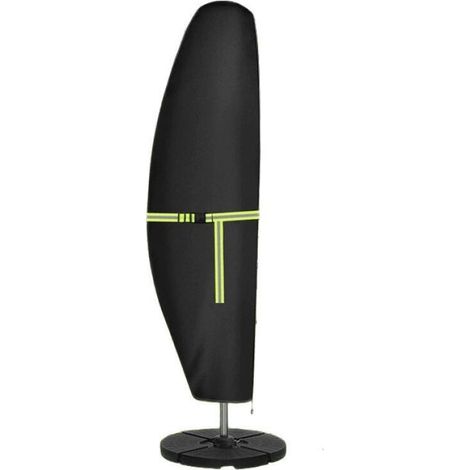 Funda protectora para sombrillas, resistente a los rayos UV y a la intemperie, funda protectora para sombrilla de 265 x 40 x 70/50 cm. (1/4)