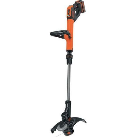 Black Decker STC1840EPC cortabordes negro y naranja 18V (1/5)