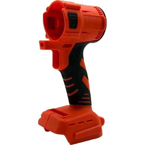 Boîtier de clé à chocs pour batterie au lithium Dayi, boîtier en plastique avec prise en main ergonomique, boîtier rouge pour outils électriques 204 mm (1/5)