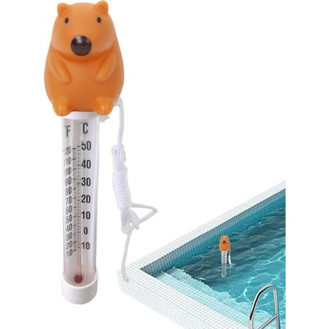 Testeur de température de l'eau - Grand gadget de test portable flottant - Pour spa, , étang, sol, cour, extérieur, intérieur, terrasse (1/5)
