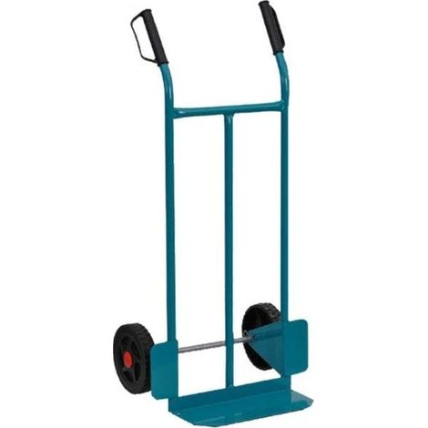 Bragagnolo IBA Carrello Piano Fisso Portata 200 Kg Ruote Piene 200 mm Dimensioni 52x17x110 cm colore Nero