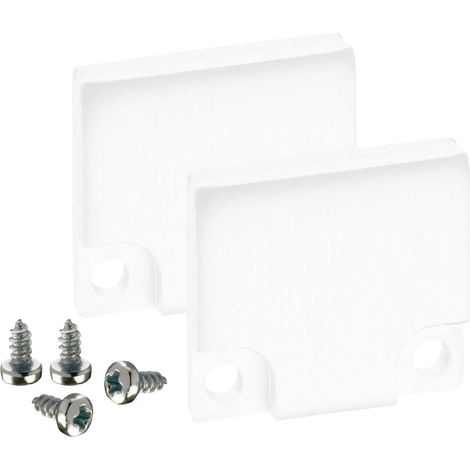 Barthelme 623986139010 BARdolino Set d'embouts de fermeture aluminium (L x l x H) 3 x 18.4 x 19.7 mm 2 pc(s) R526612