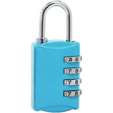 ZHOUBA Cadenas de valise à combinaison à 4 chiffres, cadenas à code de sécurité (1/5)