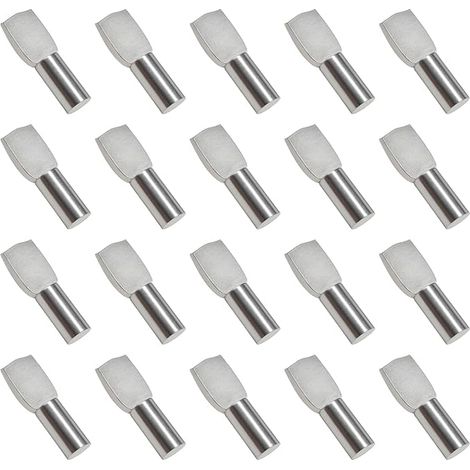 Staffe a piastra in metallo per armadi, scrivanie e mensole - 5 mm x 19 mm (1/5)