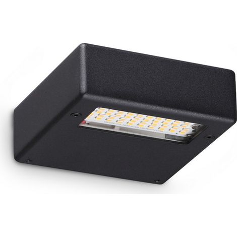 Ideal Lux TAB Applique murale LED intégrée noire 2450 lm 3000 K