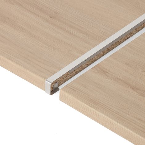 Centrale Brico – Profil de jonction droite gris 67 x 2.8 cm – Pour jonction de plans de travail – Fabrication robuste – Moulure en PVC