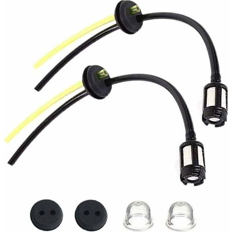Kit de Filtre à Carburant Universel avec Tuyau d’Étanchéité pour Taille-Haies, Débroussailleuses et Perches Sécatrices (1/4)