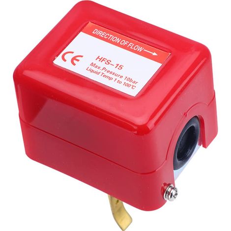 R3 sur 4 contr Le de capteur d huile d eau Liquide Interrupteur de débit à Palette Automatique 15A 250V IP54 (1/4)