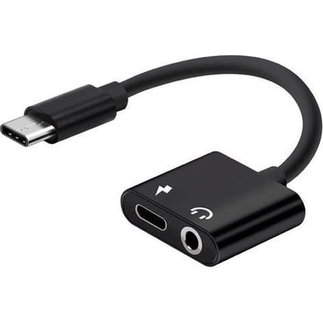 Ecleanfy - Adaptateur USB-C vers prise casque auxiliaire