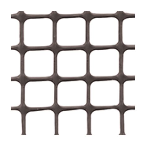 RETE PLASTICA BALCONE QUADRA TENAX  HDPE ANTRACITE MM 10X10 H.CM 100 ML 50