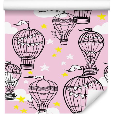 Carta da parati con palloncini per soggiorno e camera da letto 50x1000 cm (1/5)