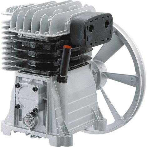 Tête de compression d'air avec filtre à air 3 CV mono 10 bar NUAIR (1/2)