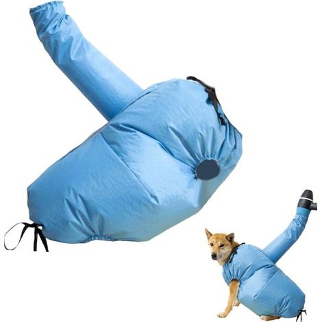 Sacchetto asciugante per cani, sacchetto asciugante per animali domestici. Asciuga rapidamente il pelo del tuo animale. Ottima dissipazione del calore. Silenzioso. Pieghevole. Portatile. 20-30 kg. (1/5)