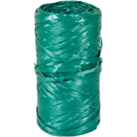 RAFIA SINTETICA A CONETTO 200 gr - colore verde - 5 pezzi