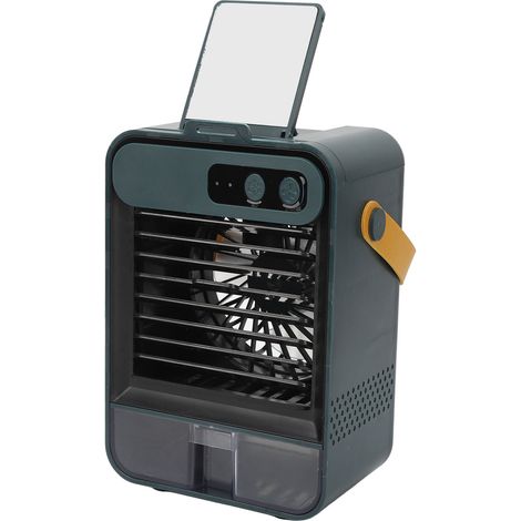 Ventilateur climatiseur mini portable USB rechargeable silencieux refroidisseur d'air brumisateur pour bureau maison (1/5)