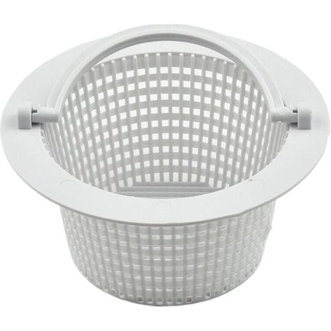 Panier à skimmer adapté pour piscines, skimmer de rechange avec poignée - Panier filtrant à remplacer - Pour enlever les feuilles, l' , les cheveux et dans le jardin, la cour, l'extérieur (1/5)