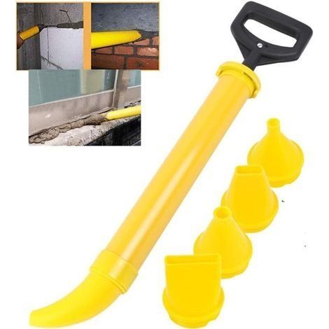 Pistolet à Mortier,Pulvérisateur à Ciment Pistolet à Calfeutrer Ciment Pistolet à Coulis de Ciment Pulvérisateur de Mortier avec 5 Buses pour Brique de Pavage de Patio à La Chaux (1/5)