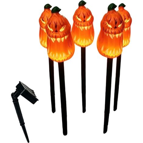 Leuchtende Dekorationen für Halloween Automatische Solar- und Deckenlampen für Alleen, Terrassen, Gärten, Pelousen, Chemins und die Rue Piétonnes (1/5)