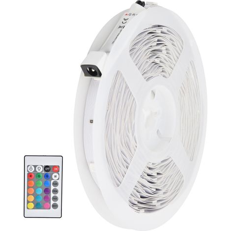 10 m LED-Streifen-Lichtset RGB mit Musiksteuerung, Bluetooth-App, 24-Tasten-Steuerung, intelligentes LED-Band für Zuhause, EU-Stecker 100–240 V (1/5)