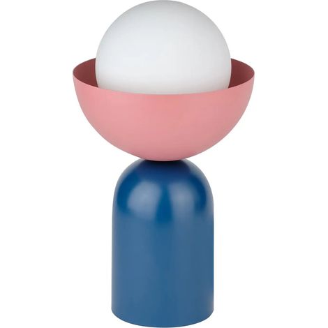[GEBRAUCHT] B-Ware Osram Tischleuchte Lampe Bowl Table E14 Led Tischlampe Blau Rosa Innenbereich