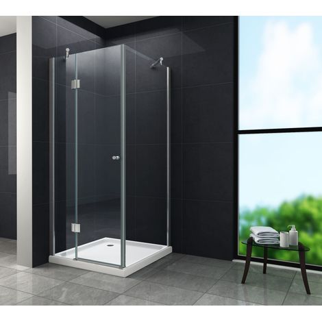 Duschkabine NOVUM 80 x 80 x 170 cm ohne Duschtasse (1/5)